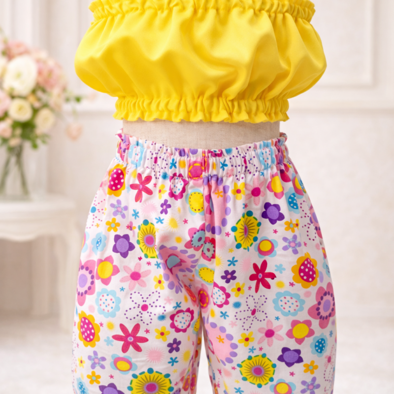 Set en Estampado color Amarillo